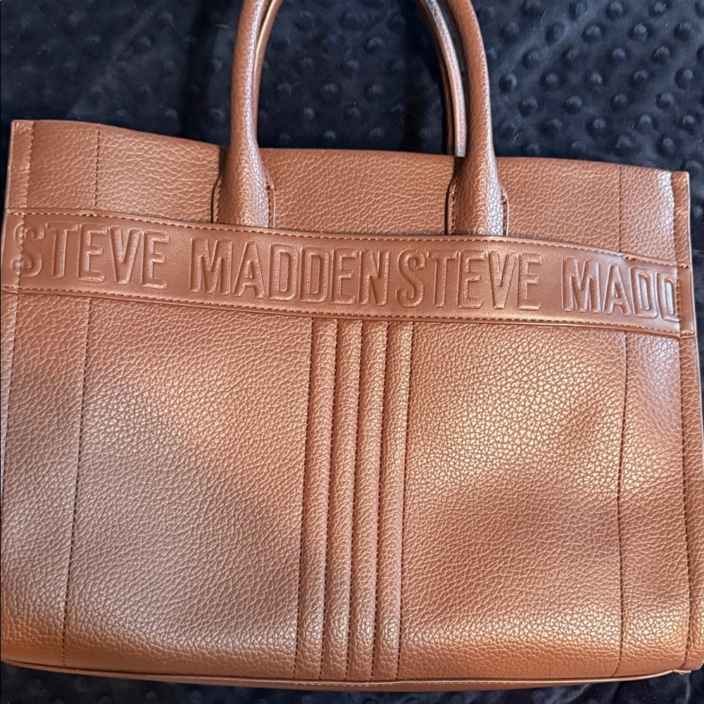 Steve Madden Tan Men's Briefcase